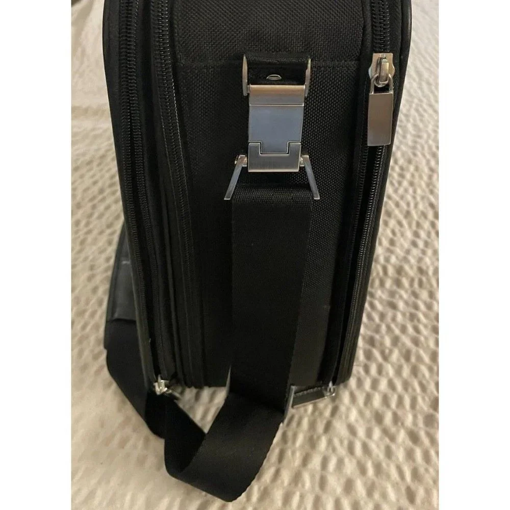 Porsche Design Roadster Briefcase Over-Night Bag with Shoulder Strap in Black